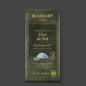 Blanxart Nicaragua 85% tumma suklaa merisuolalla, vegaaninen