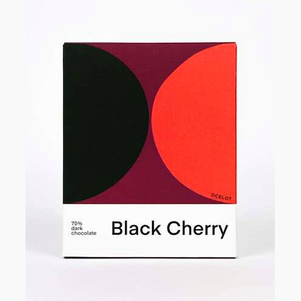 Ocelot Black Cherry 70% tumma suklaa, vegaaninen
