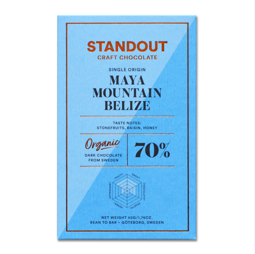 Standout Chocolate Belize Maya Mountain 70% tumma suklaa