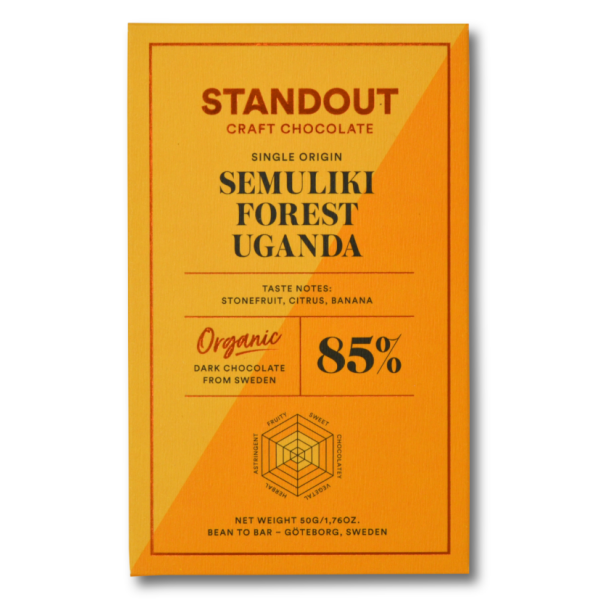 Uganda Semuliki Forest 85% tumma suklaa