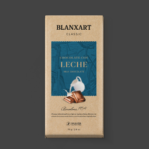 Blanxart maitosuklaalevy Classic 43 %, 75 g
