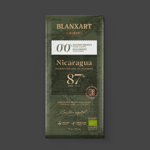 blanxart-nicaragua-87-1254x1254 Blanxart tumma suklaalevy Nicaragua 87% sokeriton 75 g luomu, vegaaninen