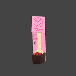 chocolait-lovelydark-spoon-1254x1254 MoMe spoon tumma suklaa sydänkoristeilla 1 kpl