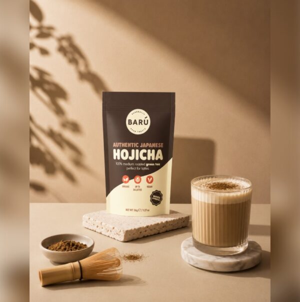 Barú Premium Barista Hojicha – luomu hojichajauhe 36 g
