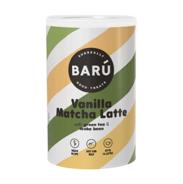 baru-vanilla-matcha-latte-juomajauhe-2 Barú Vanilla Matcha Latte -juomajauhe