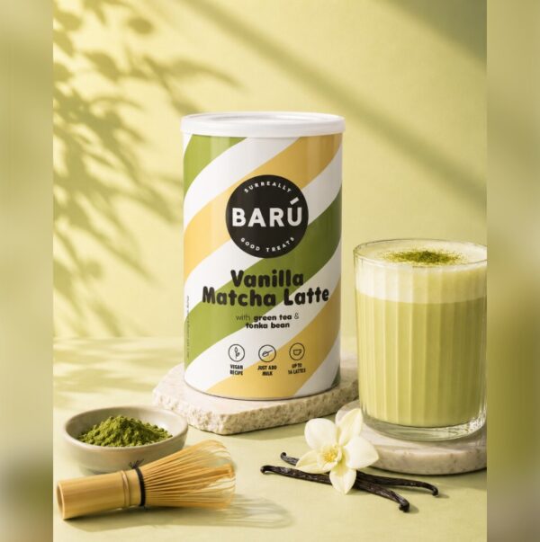 baru-vanilla-matcha-latte-juomajauhe Barú Vanilla Matcha Latte -juomajauhe